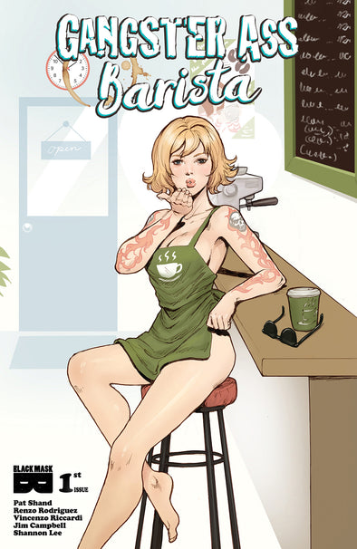 SDCC2023 Exclusive: GANGSTER ASS BARISTA #1 "The Barista" by Jasmin Darnell
